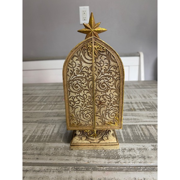 Josephs Studio Nativity Scene Arch with Doors Foldable Star Topper - Picture 5 of 10